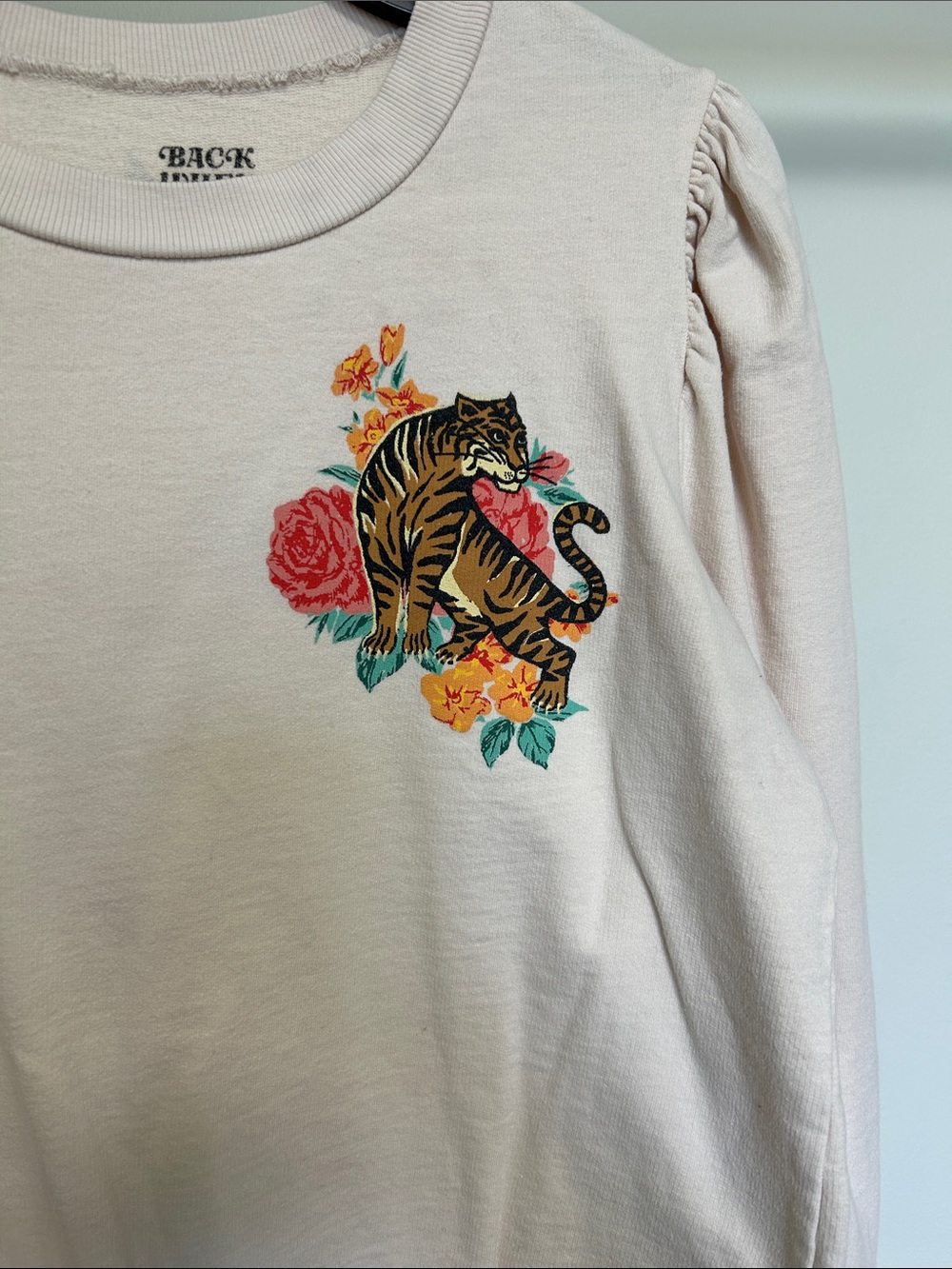 Puff-Sleeve Sweatshirt - Picture 7 of 10